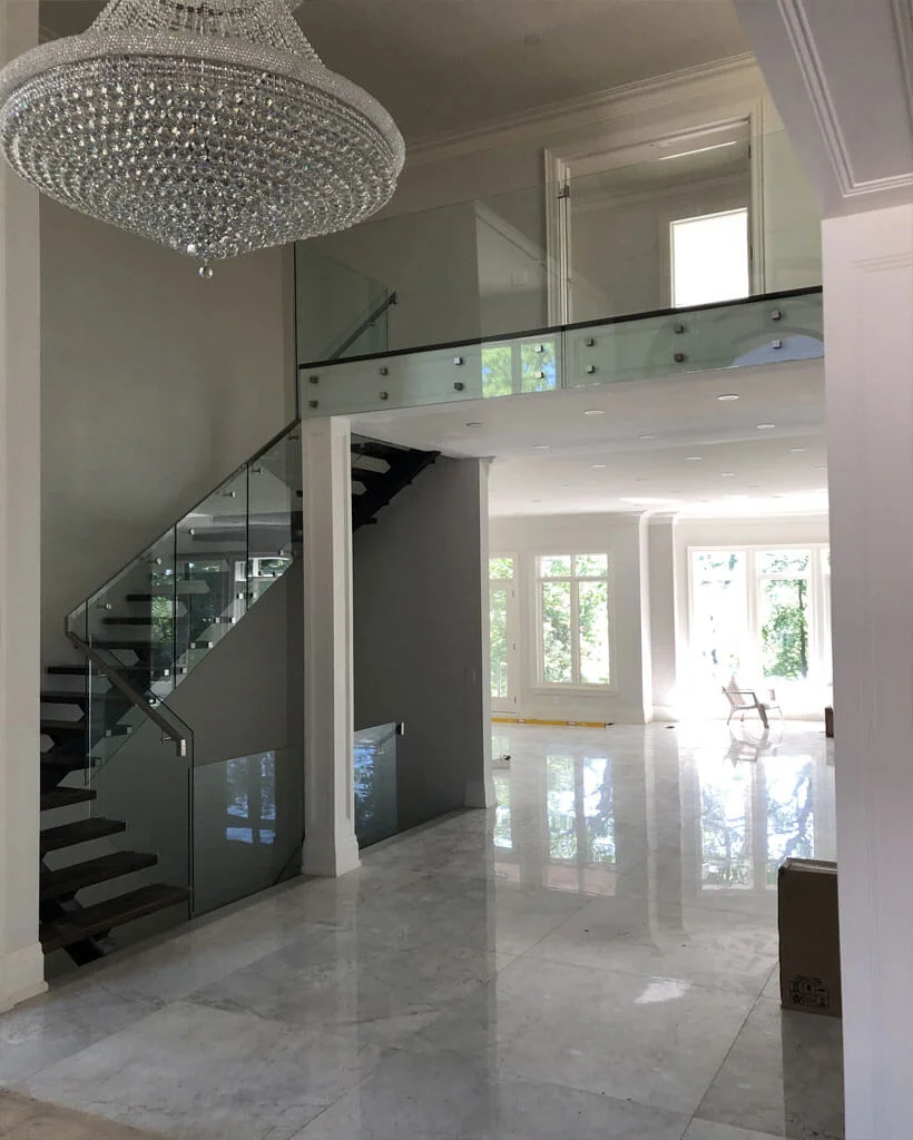 Glass Railings with Standoff
