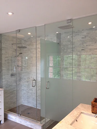 in line shower glass toronto 12
