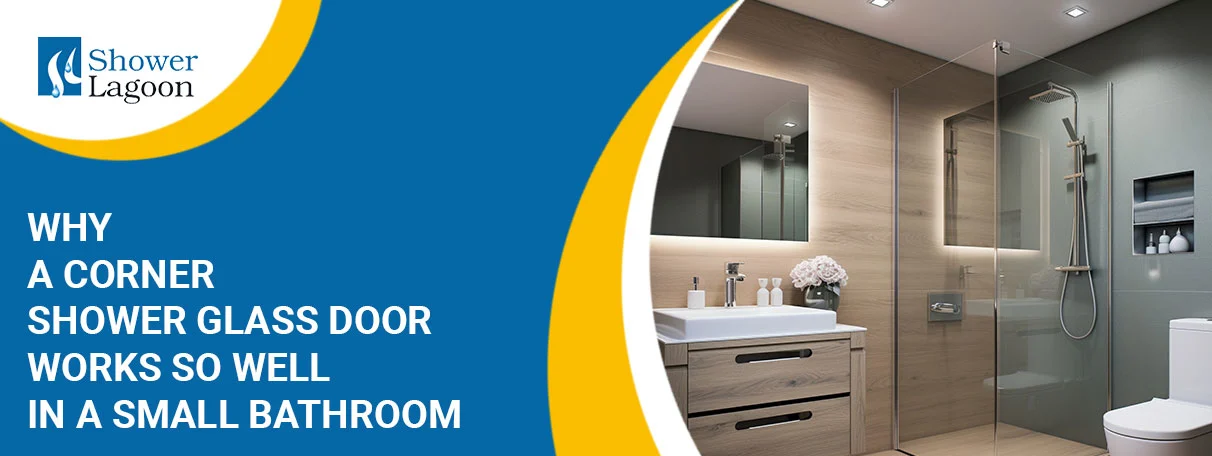 frameless glass corner shower